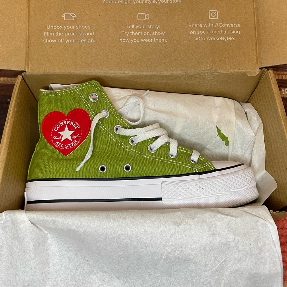 Converse platform high tops